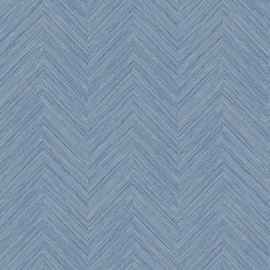 Caladesi Blue Linen Wallpaper by Chesapeake
