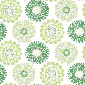 Sunkissed Green Floral Wallpaper by Chesapeake
