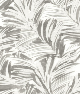 Chaparral Grey Fronds Wallpaper by Chesapeake