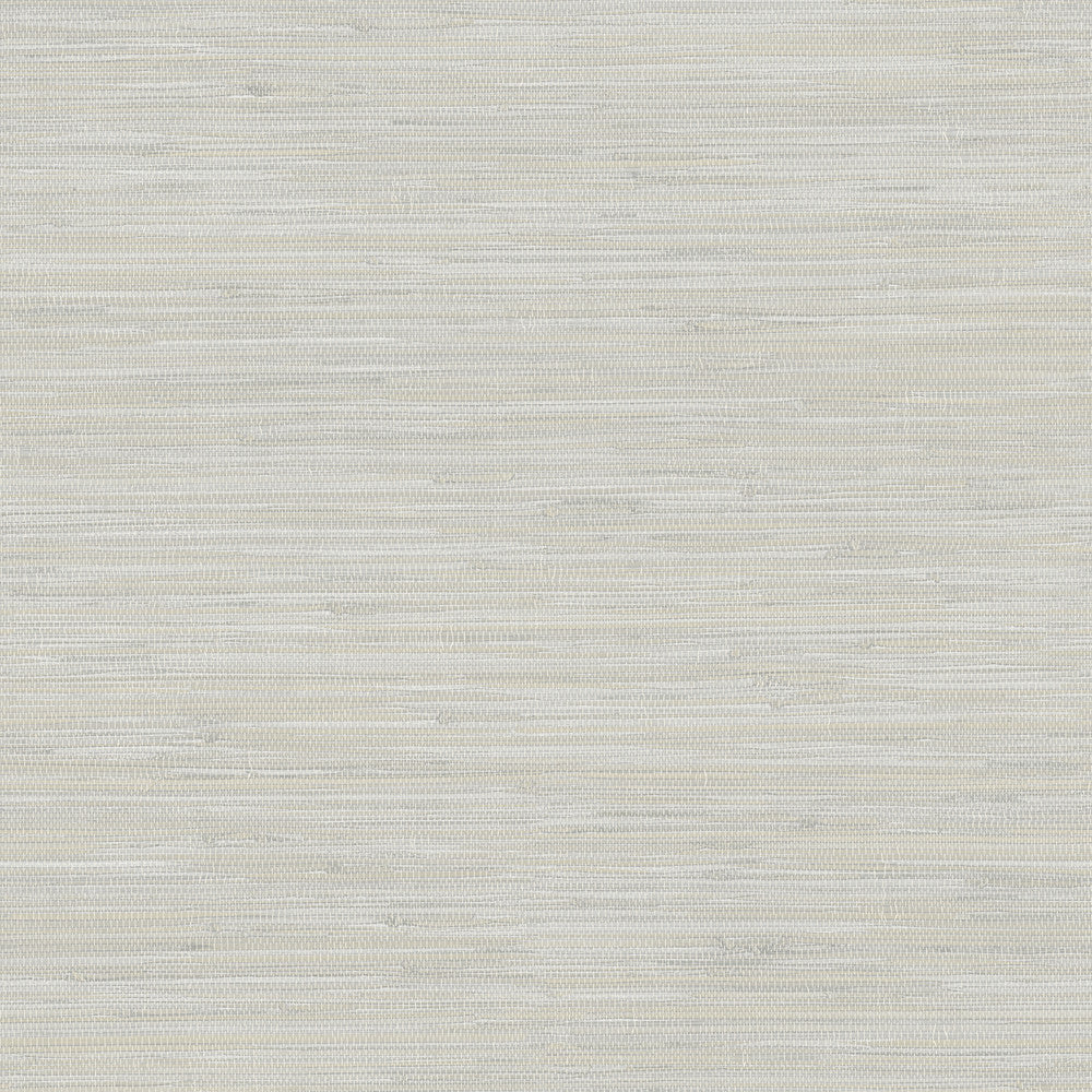 Waverly Light Grey Faux Grasscloth Wallpaper by Chesapeake Sanibel Covers about 56.4 square feet 20.5-in by 33-ft long roll Prepasted 20.5 - Fabric Carolina -