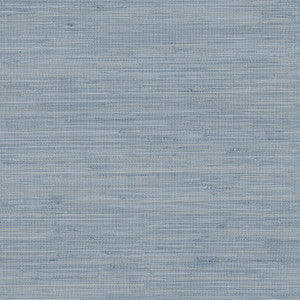 Waverly Blue Faux Grasscloth Wallpaper by Chesapeake