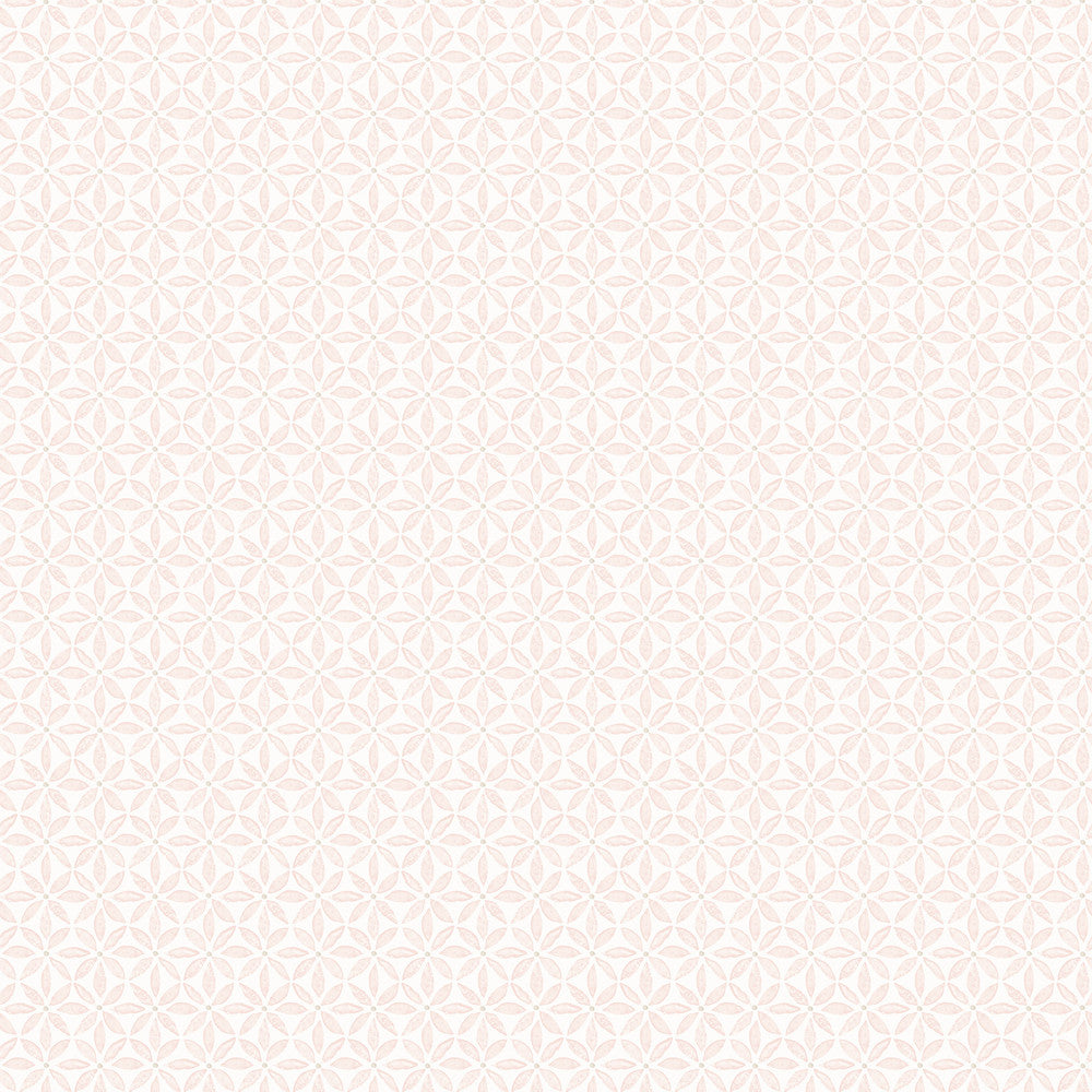 Jellia Pink Petal Geometric Wallpaper by Chesapeake Flora & Fauna Covers about 56.4 square feet 20.5-in by 33-ft long roll Prepasted 2.1 - Fabric Carolina -
