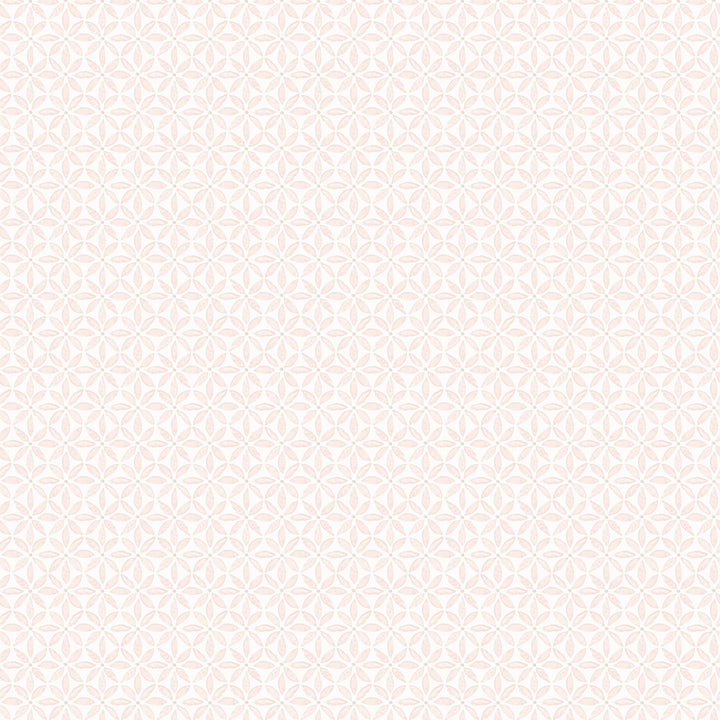 Jellia Pink Petal Geometric Wallpaper by Chesapeake Flora & Fauna Covers about 56.4 square feet 20.5-in by 33-ft long roll Prepasted 2.1 - Fabric Carolina -