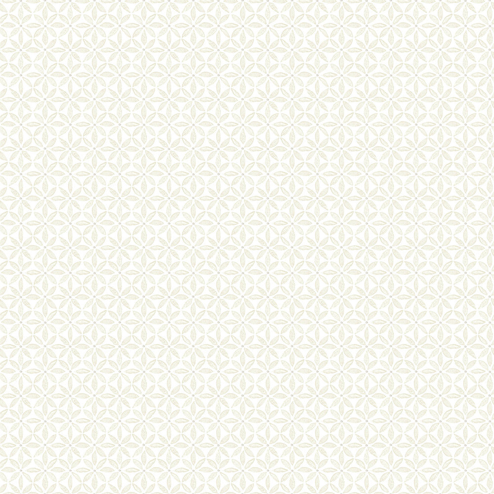 Jellia Beige Petal Geometric Wallpaper by Chesapeake Flora & Fauna Covers about 56.4 square feet 20.5-in by 33-ft long roll Prepasted 2.1 - Fabric Carolina -