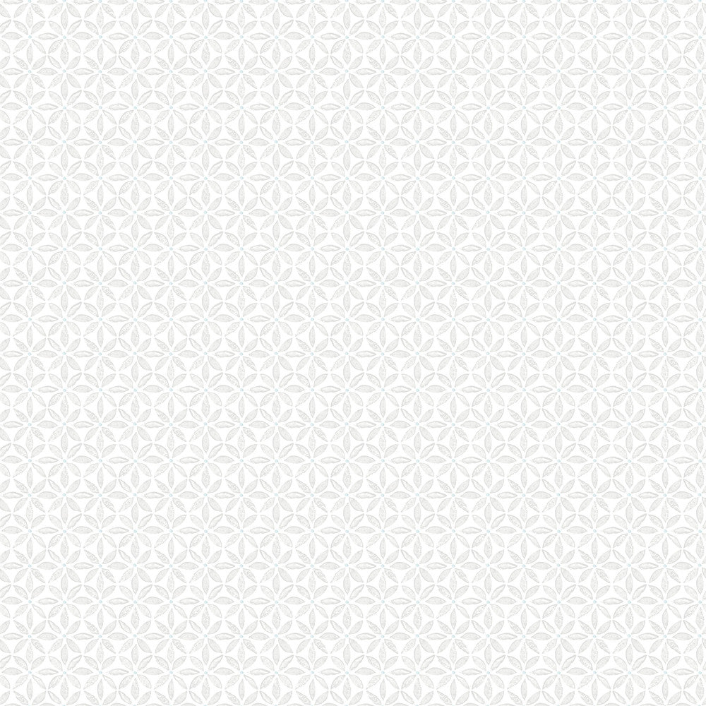 Jellia Grey Petal Geometric Wallpaper by Chesapeake Flora & Fauna Covers about 56.4 square feet 20.5-in by 33-ft long roll Prepasted 2.1 - Fabric Carolina -
