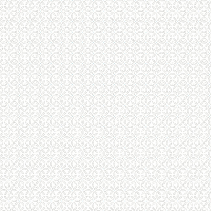 Jellia Grey Petal Geometric Wallpaper by Chesapeake Flora & Fauna Covers about 56.4 square feet 20.5-in by 33-ft long roll Prepasted 2.1 - Fabric Carolina -