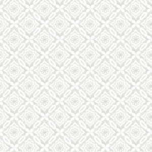 Hugson Grey Quilted Damask Wallpaper by Chesapeake
