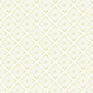 Hugson Yellow Quilted Damask Wallpaper by Chesapeake