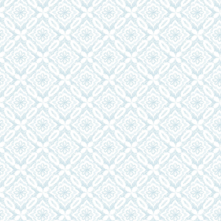 Hugson Teal Quilted Damask Wallpaper by Chesapeake Flora & Fauna Covers about 56.4 square feet 20.5-in by 33-ft long roll Prepasted 4.2 - Fabric Carolina -
