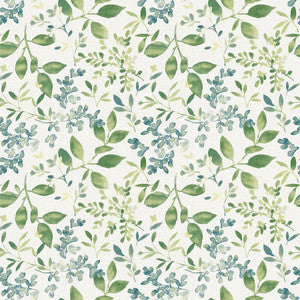 Tinker Green Woodland Botanical Wallpaper by Chesapeake