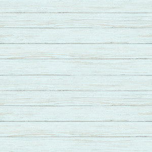 Ozma Aqua Wood Plank Wallpaper by Chesapeake