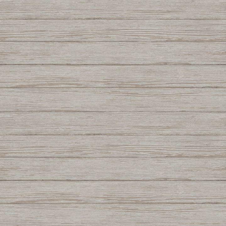 Ozma Light Grey Wood Plank Wallpaper by Chesapeake Flora & Fauna Covers about 56.4 square feet 20.5-in by 33-ft long roll Prepasted 10.5 - Fabric Carolina -