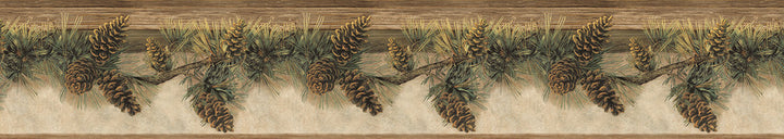 Pine Hill Chestnut Branches Wallpaper by Chesapeake Homestead Covers about 7.5 square feet 6-in by 15-ft long roll Prepasted 0 - Fabric Carolina -