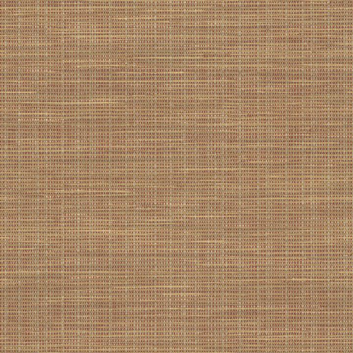 Kent Red Woven Wallpaper by Chesapeake Homestead Covers about 56.4 square feet 20.5-in by 33-ft long roll Prepasted 20.5 - Fabric Carolina -