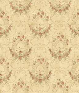Georgiana Red Tearose Wallpaper by Chesapeake