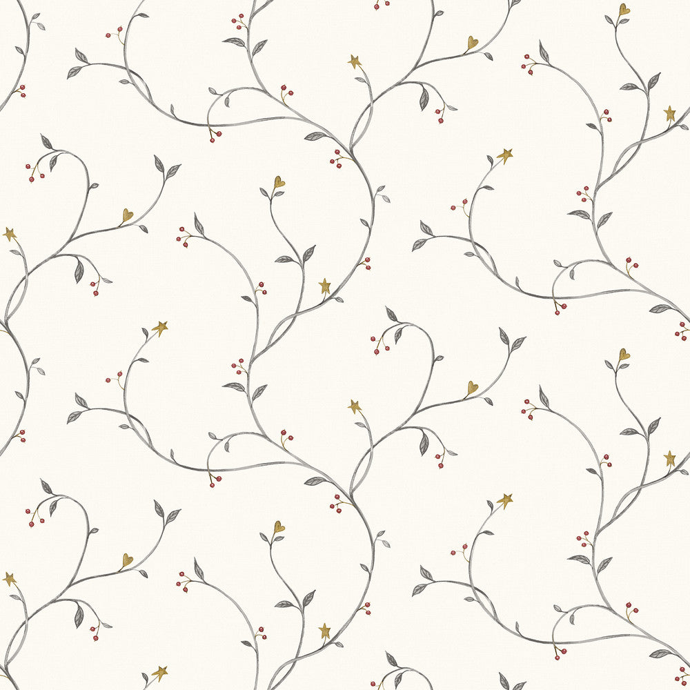Kurt Black Tin Star Trail Wallpaper by Chesapeake Homestead Covers about 56.4 square feet 20.5-in by 33-ft long roll Prepasted 20.5 - Fabric Carolina -