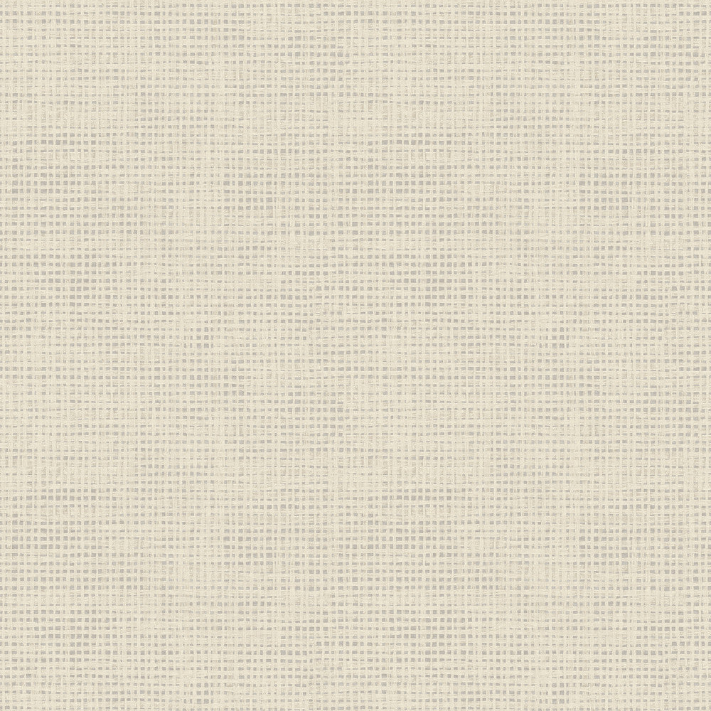 Nimmie Bone Basketweave Wallpaper by Chesapeake Homestead Covers about 56.4 square feet 20.5-in by 33-ft long roll Prepasted 20.5 - Fabric Carolina -