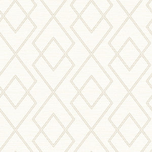 Blaze Taupe Trellis Wallpaper by Chesapeake