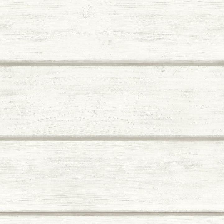 Cassidy White Wood Planks Wallpaper by Chesapeake Homestead Covers about 56.4 square feet 20.5-in by 33-ft long roll Prepasted 20.5 - Fabric Carolina -