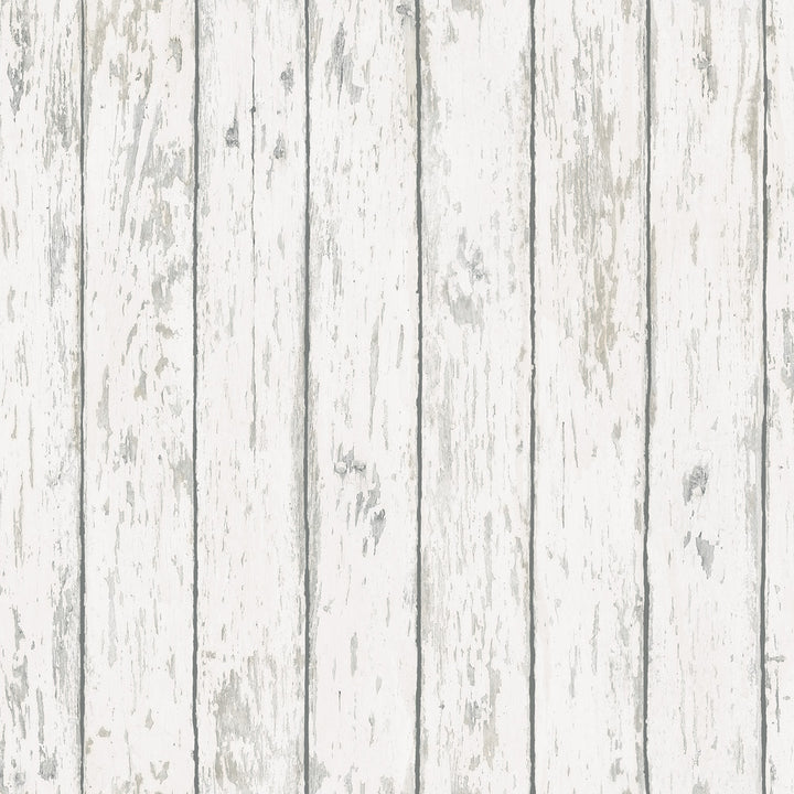 Harley Off White Weathered Wood Wallpaper by Chesapeake Homestead Covers about 56.4 square feet 20.5-in by 33-ft long roll Prepasted 20.5 - Fabric Carolina -
