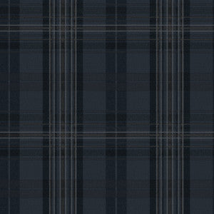 Austin Navy Plaid Wallpaper by Chesapeake