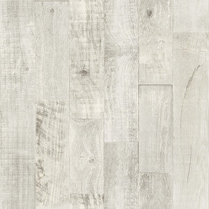 Chebacco Grey Wood Planks Wallpaper by Chesapeake