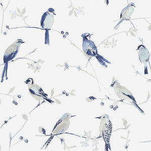 Birdsong Blue Trail Wallpaper by Chesapeake