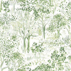 Walden Green Forest Wallpaper by Chesapeake