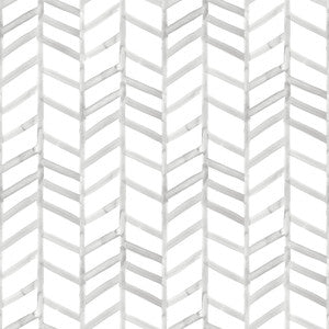 Fletching Grey Geometric Wallpaper by Chesapeake