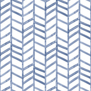 Fletching Navy Geometric Wallpaper by Chesapeake
