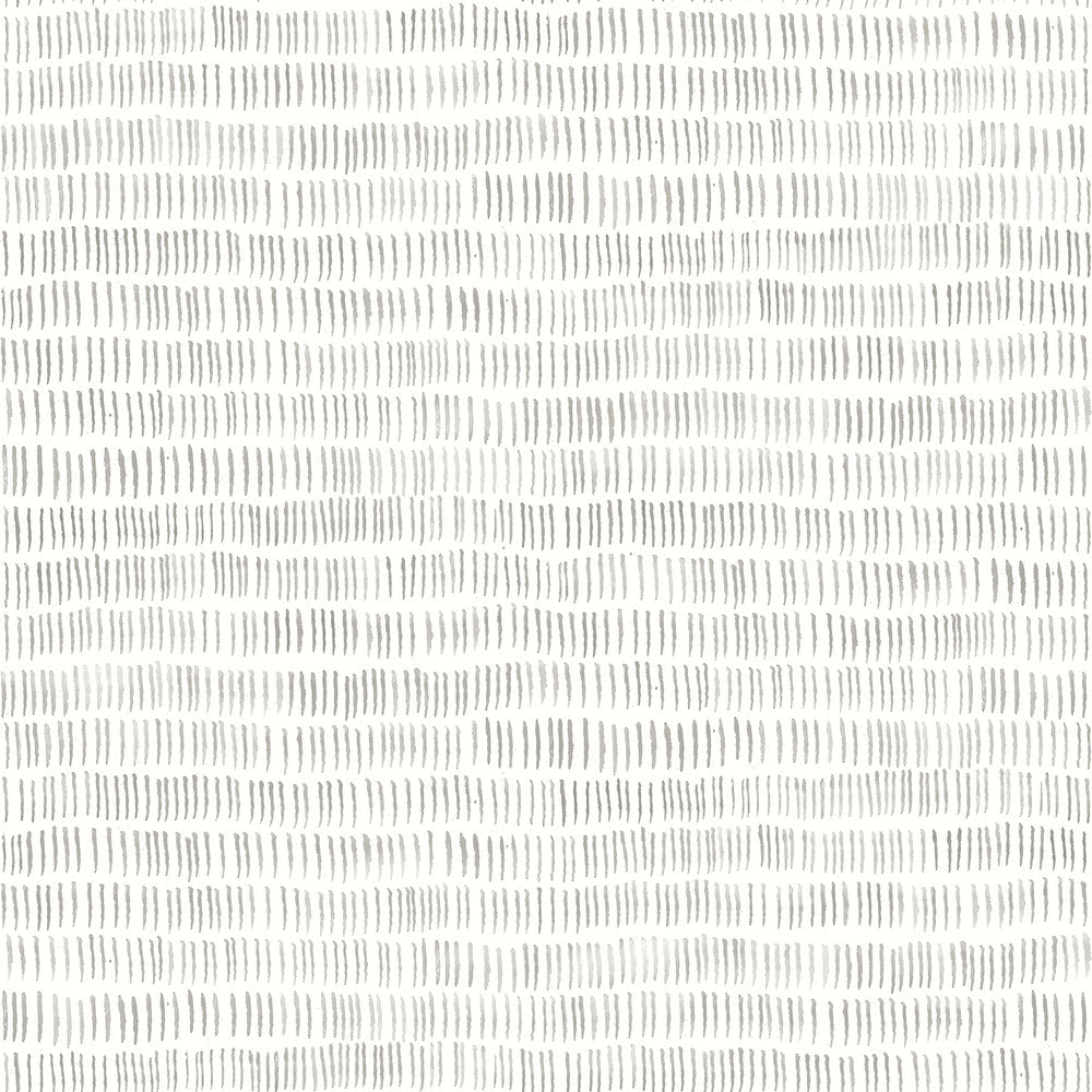 Pips Grey Watercolor Brushstrokes Wallpaper by Chesapeake Thoreau Covers about 56.4 square feet 20.5-in by 33-ft long roll Prepasted 20.5 - Fabric Carolina -