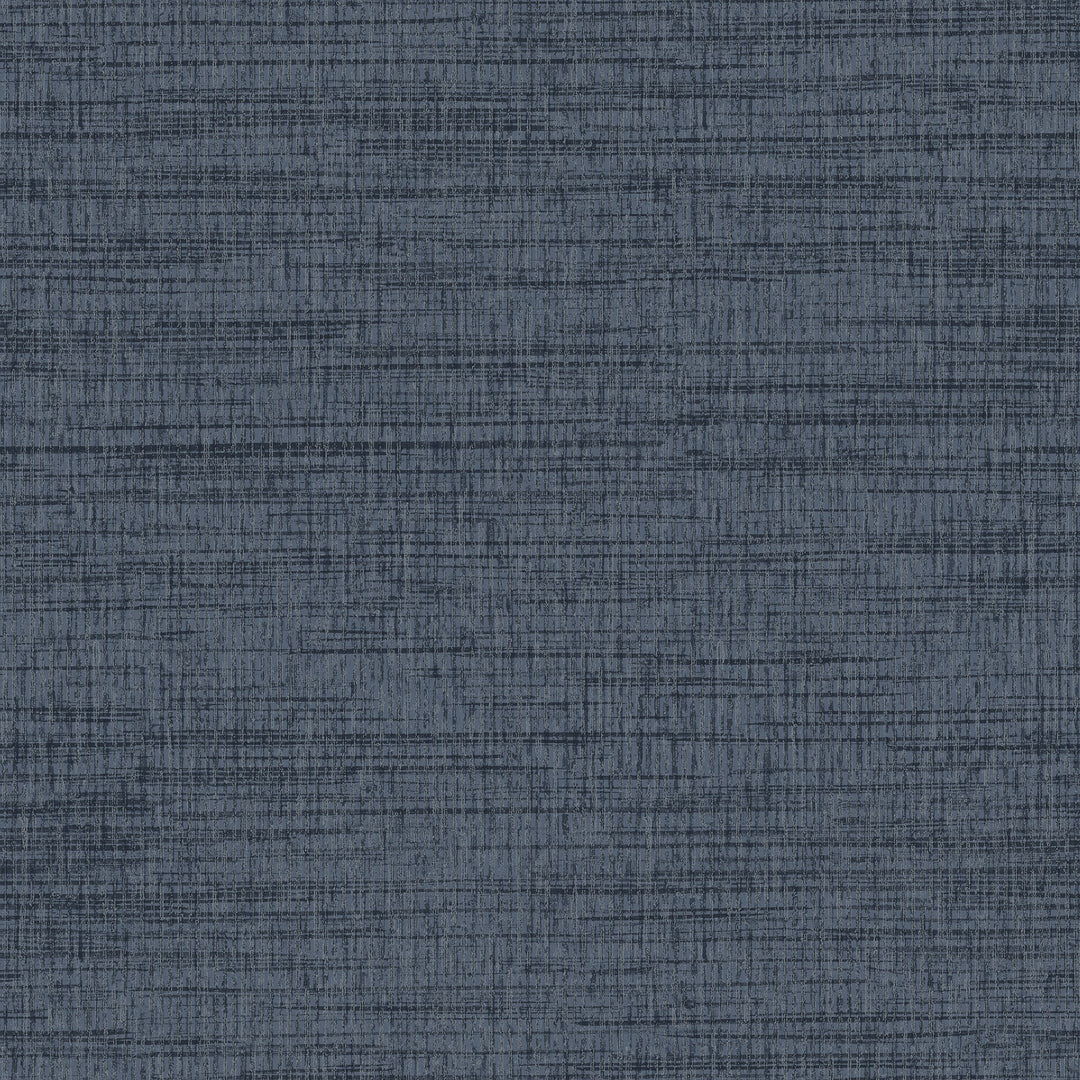 Solitude Navy Distressed Texture Wallpaper by Chesapeake Designer