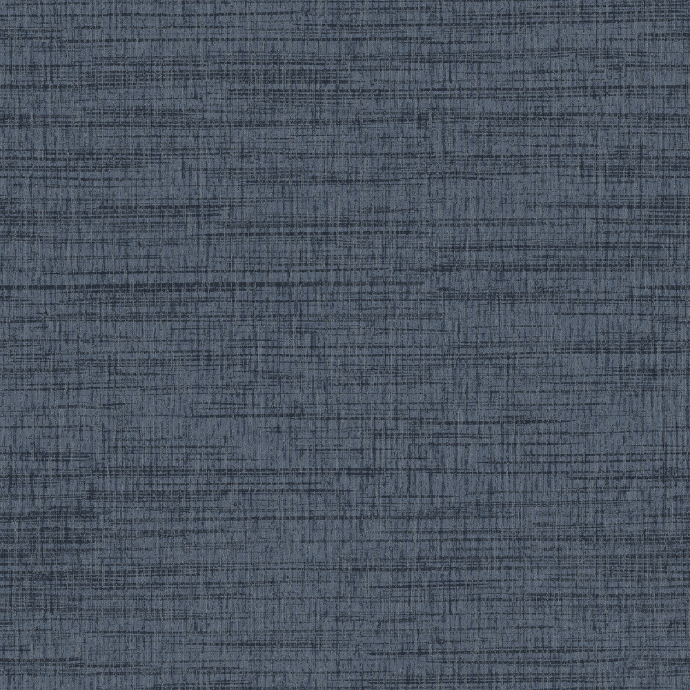 Solitude Navy Distressed Texture Wallpaper by Chesapeake Thoreau Covers about 56.4 square feet 20.5-in by 33-ft long roll Prepasted 20.5 - Fabric Carolina -