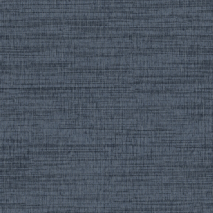 Solitude Navy Distressed Texture Wallpaper by Chesapeake Thoreau Covers about 56.4 square feet 20.5-in by 33-ft long roll Prepasted 20.5 - Fabric Carolina -