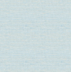 Agave Blue Faux Grasscloth Wallpaper by Chesapeake