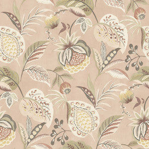Bohemian Blush Jacobean Wallpaper by Chesapeake