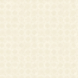 Button Block Taupe Geometric Wallpaper by Chesapeake