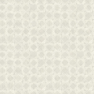 Button Block Light Grey Geometric Wallpaper by Chesapeake