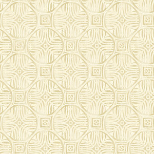 Sandee Butter Medallion Wallpaper by Chesapeake