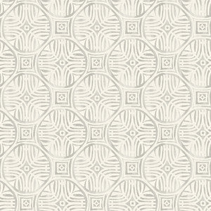 Sandee Grey Medallion Wallpaper by Chesapeake