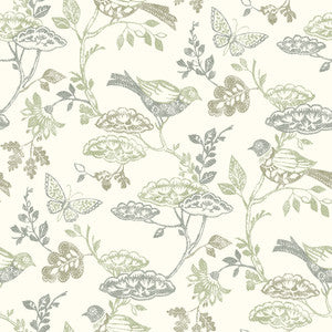 Malmo Green Trail Wallpaper by Chesapeake