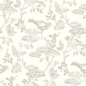 Malmo Grey Trail Wallpaper by Chesapeake