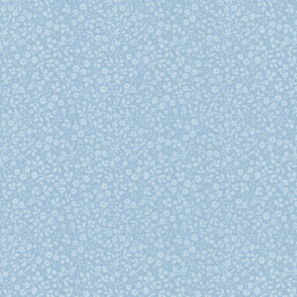 Light Blue Mini Floral Toss Wallpaper by Eijffinger Pip Covers about 57.8 square feet 21-in by 33-ft long roll Unpasted 28.9 - Fabric Carolina -