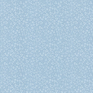 Light Blue Mini Floral Toss Wallpaper by Eijffinger