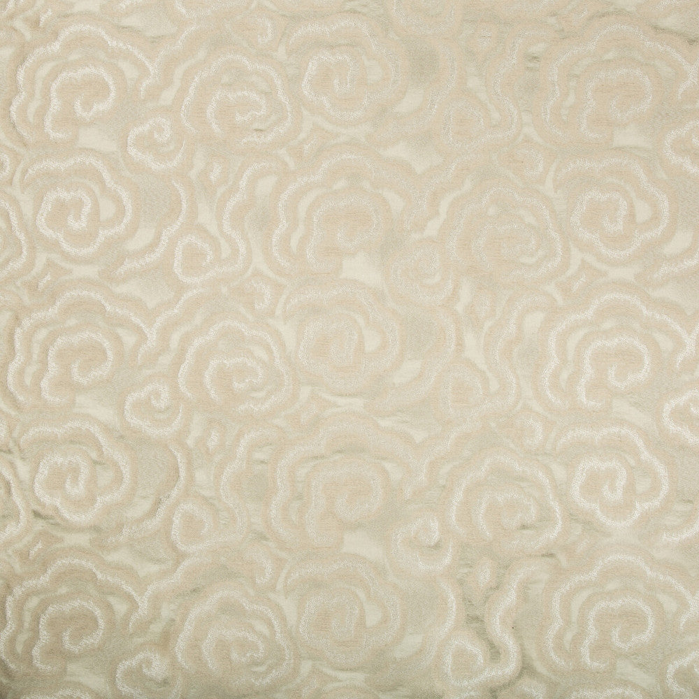 Dragon'S Breath Glacier by Kravet Couture Fabric BARBARA BARRY PANORAMA LINEN - 36%;COTTON - 31%;SILK - 17%;VISCOSE - 16% Italy LIGHT Horizontal: 27.5 and Vertical: 14 54 - Fabric Carolina -