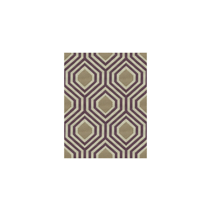 Galvani Raisin by Kravet Design Designer Fabric - POLYESTER - 100% Taiwan MEDIUM Horizontal: 3.5 and Vertical: 4.5 54 - Swanky Fabrics -