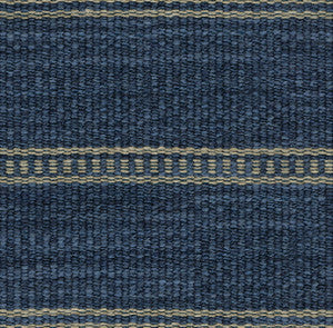 Saddle Stripe Indigo by Kravet Couture Fabric