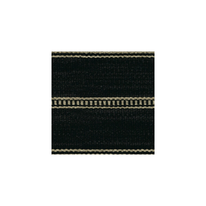 Saddle Stripe Onyx by Kravet Couture Fabric NOMAD CHIC COTTON - 30%;POLYACRYLIC - 26%;WOOL - 26%;POLYESTER - 11%;LINEN - 7% Belgium HEAVY Horizontal: 0 and Vertical: 6 53 - Fabric Carolina -