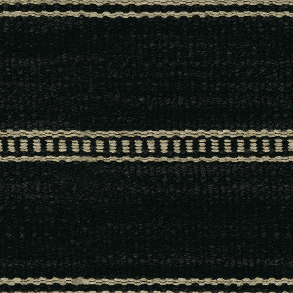 Saddle Stripe Onyx by Kravet Couture Fabric