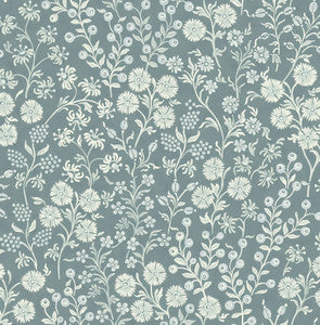 Liana Teal Trail Wallpaper by Eijffinger